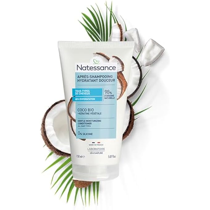 Natessance , NATURAL COCONUT OIL CONDITIONER, COCO, 150 MILLILITRE - Image 3